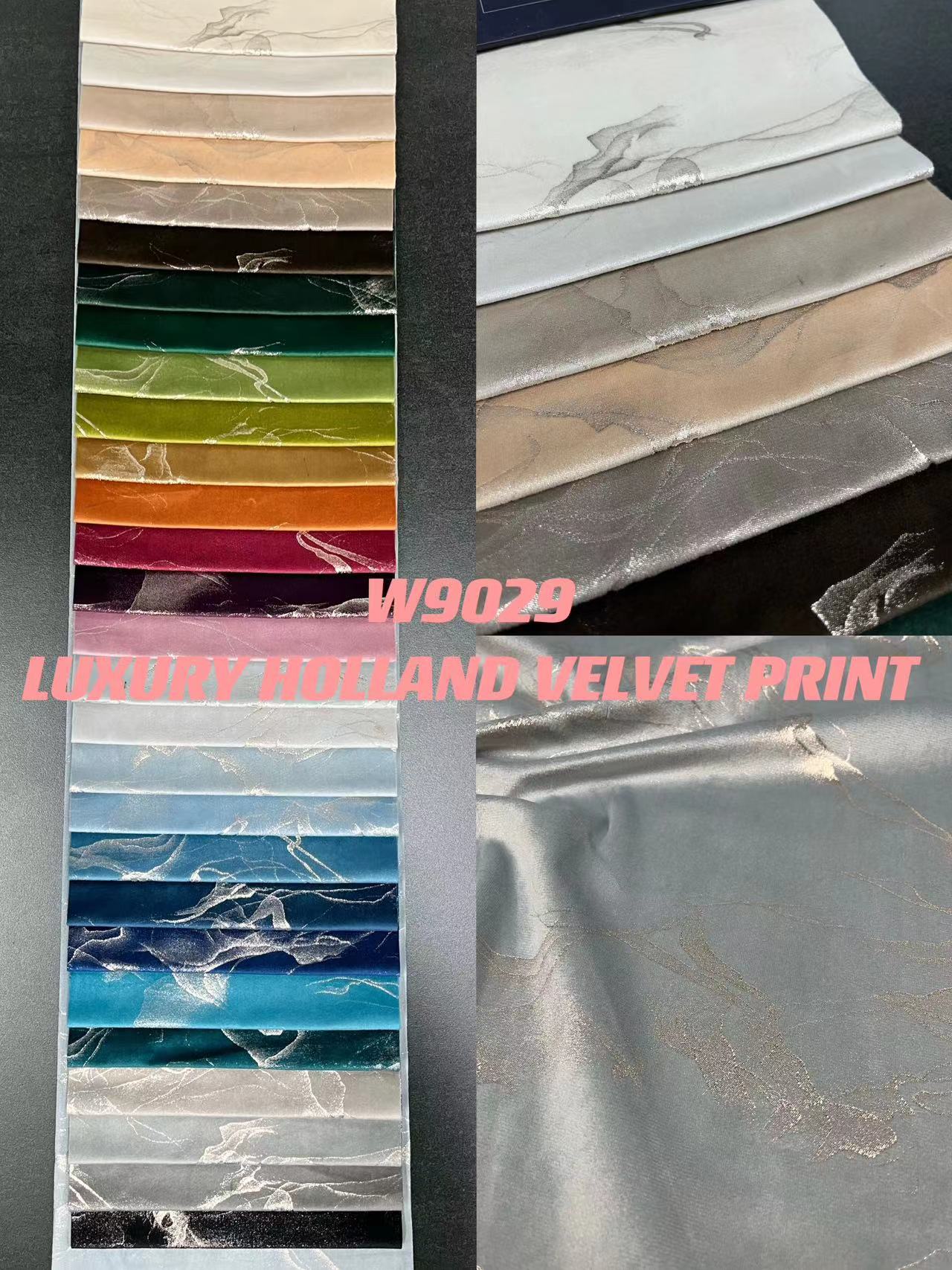 W9029 LUXURIA HOLLANDIA VELVET PRINT